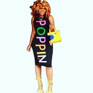 Virtuous Diva, "On and Poppin" Fashion dress